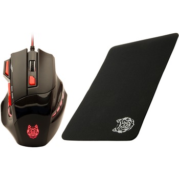 Mouse gaming A+ KuaFu 2400 DPI + Mouse Pad A+, Negru Mouse gaming A+ KuaFu 2400 DPI + Mouse Pad A+, Negru