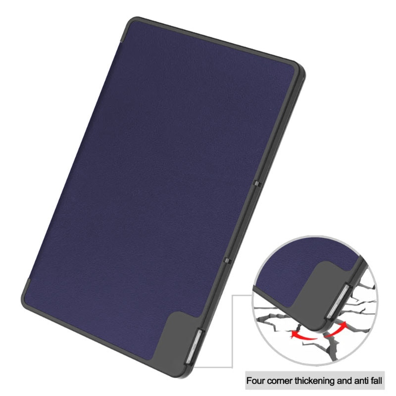 Husa Tableta AZIAO din piele PU pentru Samsung Galaxy Tab A 10.1 2019 T510, Protectie Completa 360, Interior Catifea, Functie de Stand, Display Protejat, Smart Cover, Colturi Anti-soc, Albastru