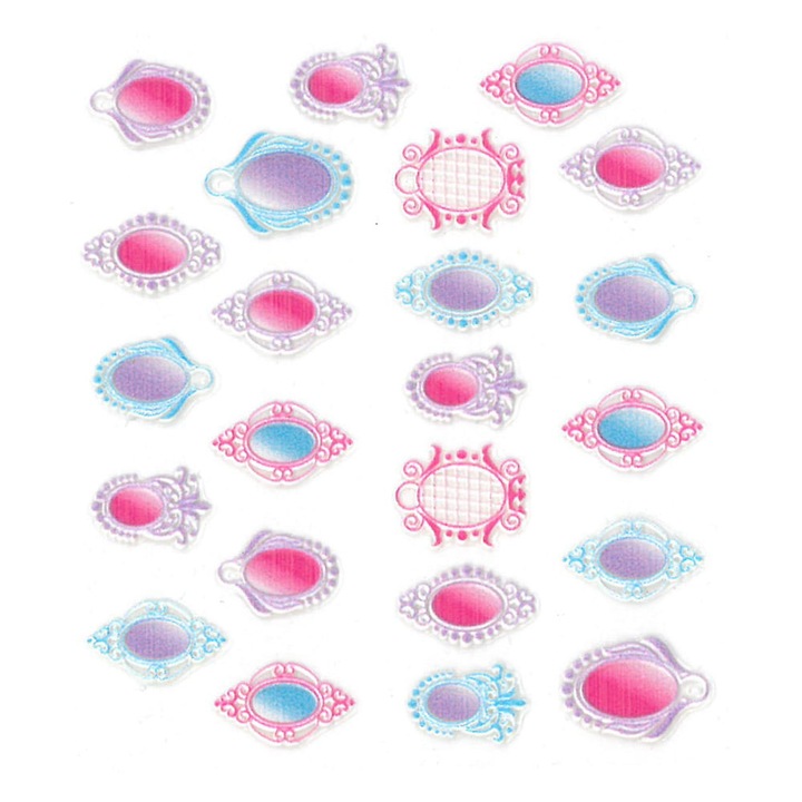 Öntapadós matricák, 5D, körmökhöz