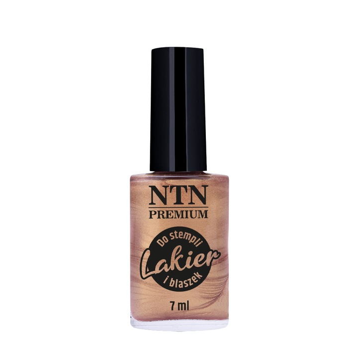 Lac de unghii pentru decoratiuni, NTN, 7 ml, 101 Auriu rose