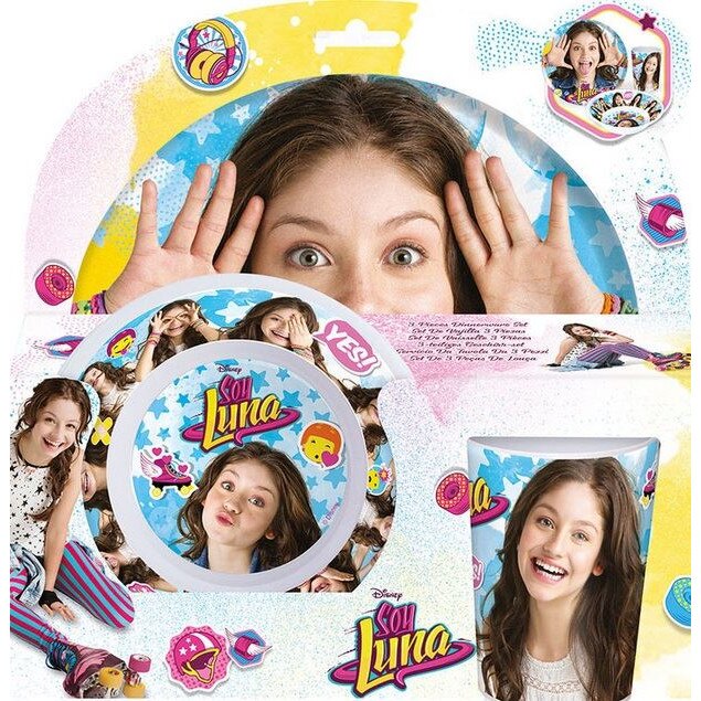 Set mic dejun, plastic, Soy Luna