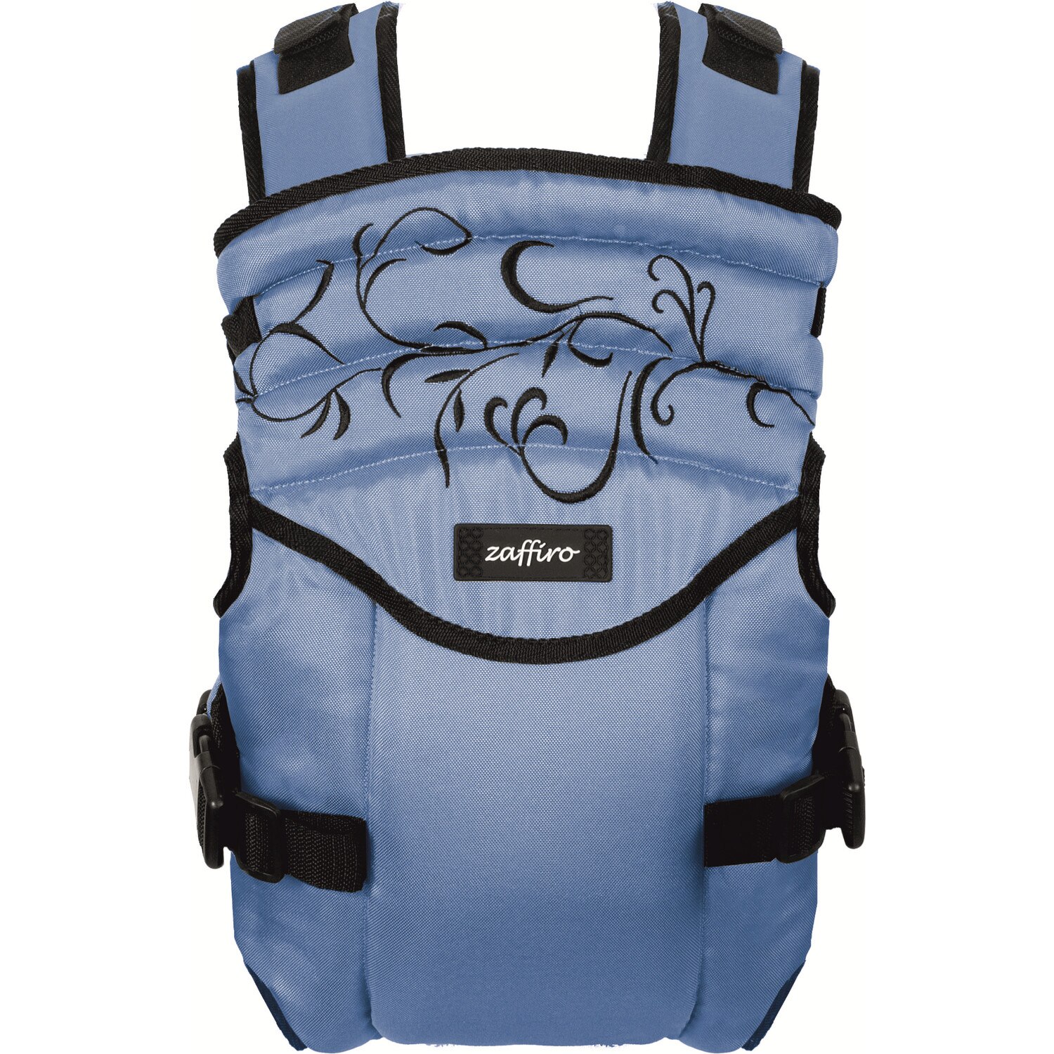 Marsupiu Sunny N12 cu broderie, Womar Zaffiro, Albastru Deschis