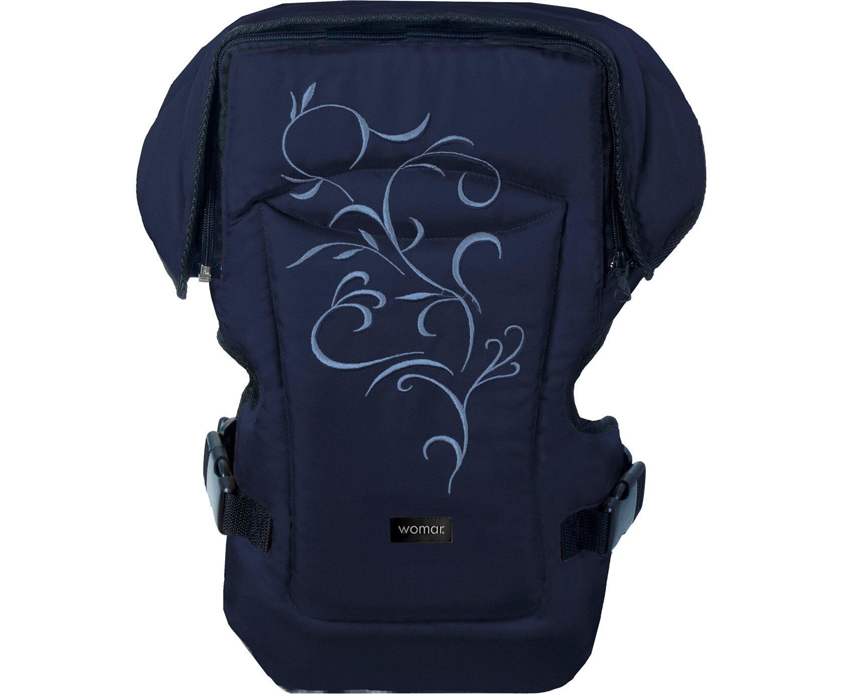 Marsupiu Rainbow N15 cu broderie, Womar Zaffiro, Navy