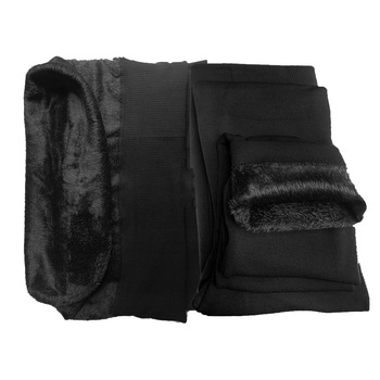 Colanti pentru gravide Rose Girl imblaniti negru, Negru Colanti pentru gravide Rose Girl imblaniti negru, Negru