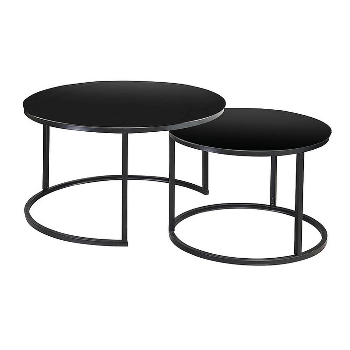 Маса Atlanta D Black / Matte Black Комплект