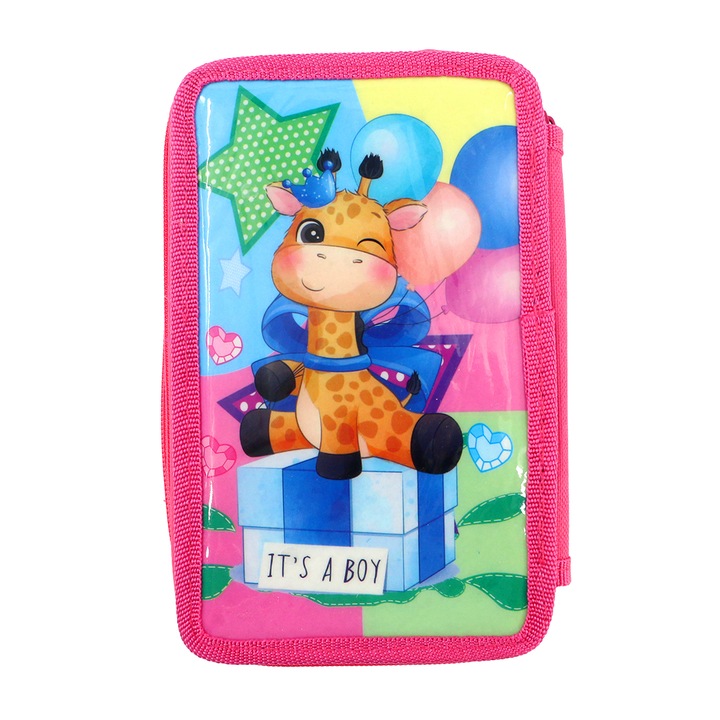 Penar echipat cu 33 piese, 3 compartimente, SH-6, multicolor, 20 x 12 x 6 cm