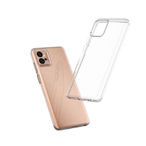 Husa PCS compatibila cu Motorola Moto G32, silicon flexibil, Transparenta
