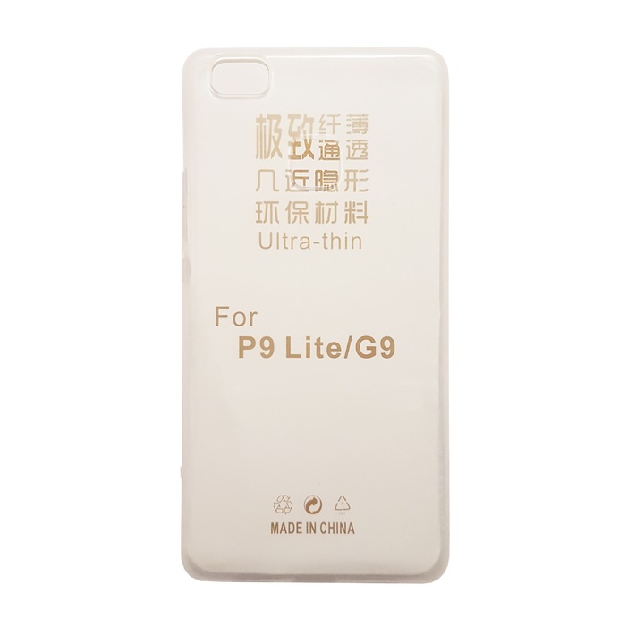 Кейс за Huawei P9 Lite, G9, прозрачен силикон