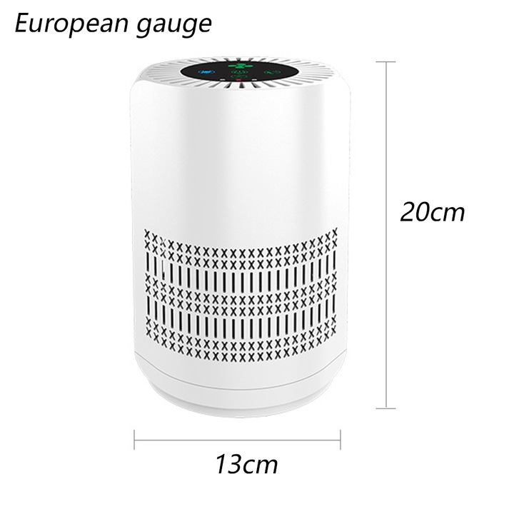 Légtisztító HEPA szűrővel, 3 fokozatú, aromaterápiás, csendes, 20nm, fehér