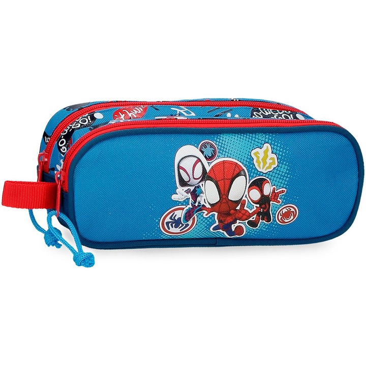 Penar baieti, Go Webs Go Spidey, 2 compartimente, 23x9x7 cm