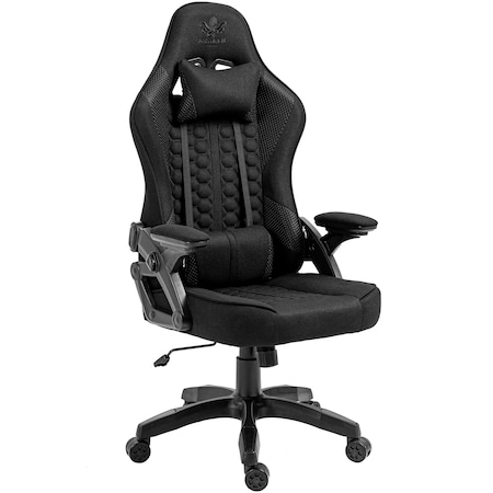 Scaun gaming FEYTON, Kraken, Tesatura, 130kg, Negru