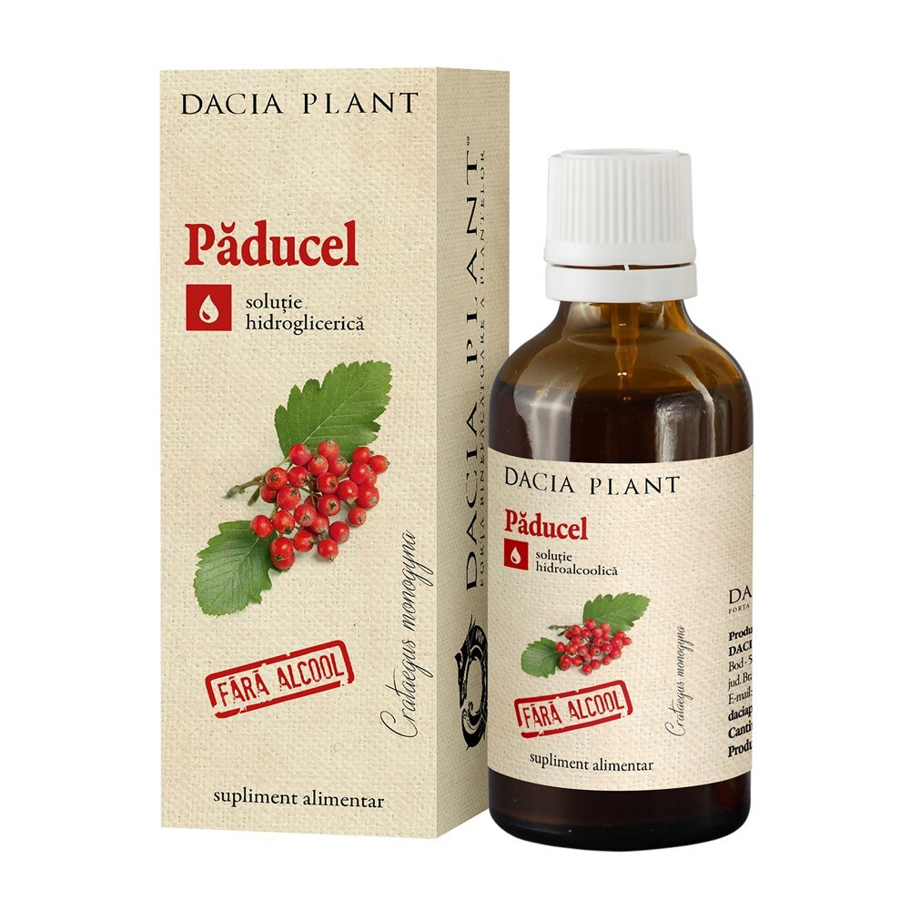 Tinctura de Paducel fara Alcool, 50 ml, Dacia Plant