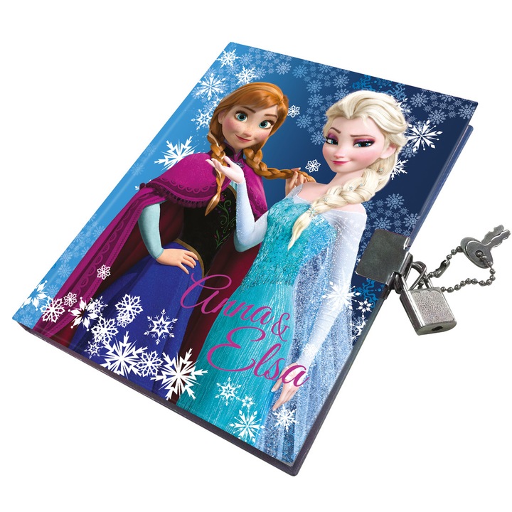 Дневник с ключ KE, Frozen a16