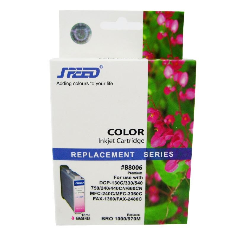 Cartus cerneala compatibil cu Brother LC1000 magenta