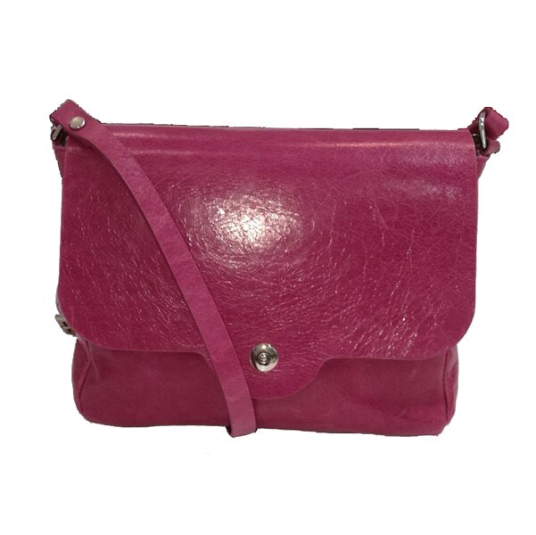 Geanta piele naturala Bliss Mov At