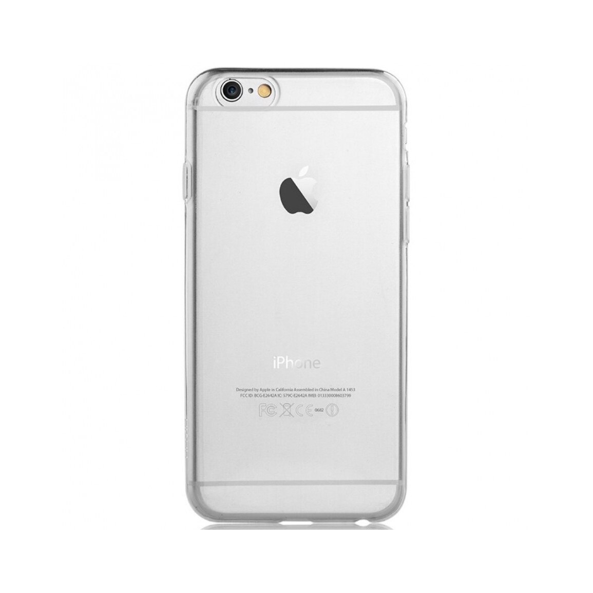 Carcasa protectie spate subtire DEVIA din gel TPU pentru iPhone 6 Plus / 6S Plus 5.5 inch, transparenta