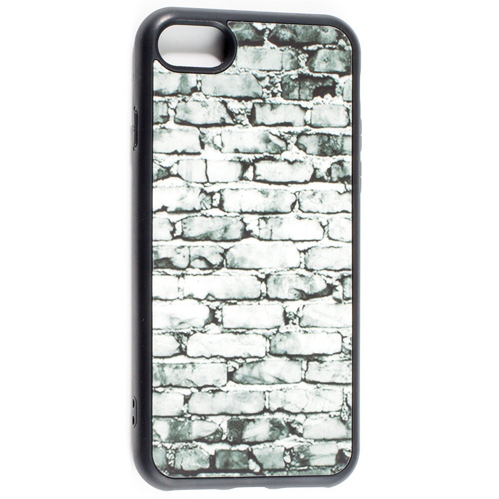 Husa pentru Apple iPhone 7 / 8, Wall, Black&White, Glass Case, Acrylic