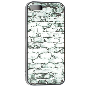 Husa Mirror Acrylic Wall, Black&White, iPhone 5 / 5S / SE Husa Mirror Acrylic Wall, Black&White, iPhone 5 / 5S / SE