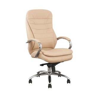 Scaun directorial bej piele ecologica AX Z154 Scaun directorial bej piele ecologica AX Z154