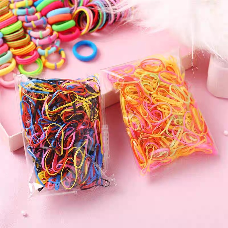 Module Elastice Colorate Set elastice de par colorate, NEVERMORE, 780 buc, Multicolor - eMAG.ro