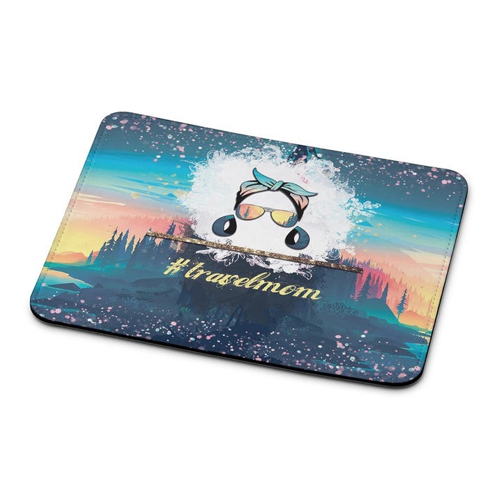 Mouse pad premium Travel mom 312_MAMA