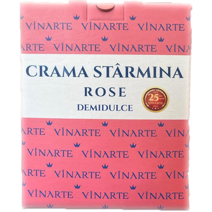 Vin Rose Vinarte, Crama Starmina, Demidulce, 3l