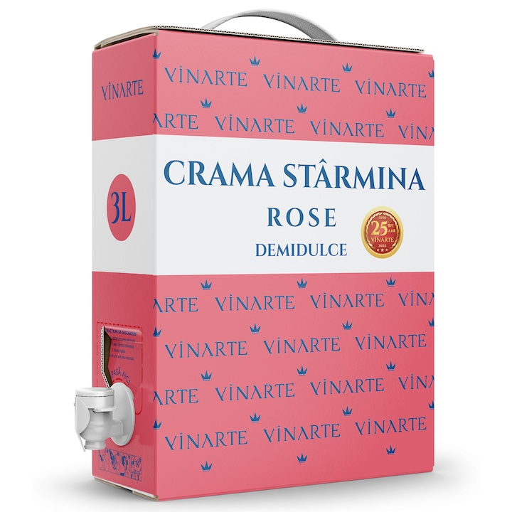 Vin Rose Vinarte, Crama Starmina, Demidulce, 3l