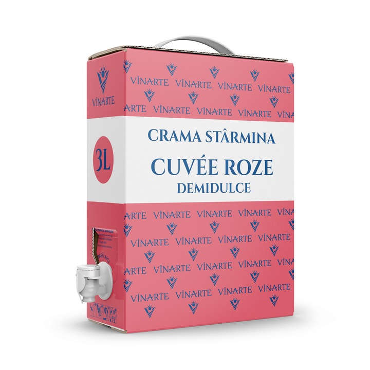 Vin Rose Vinarte, Crama Starmina, Demidulce, 3l