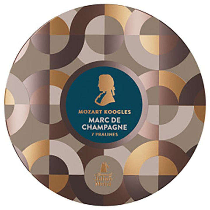 Praline Mozart Koogles Marc de Champagne Gift Box, 119g