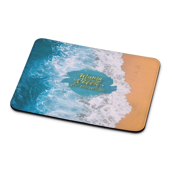 Mouse pad, Mobiltokguru, Model, Asa arata cel mai bun militar Multicolor, piele artificiala, 22cm