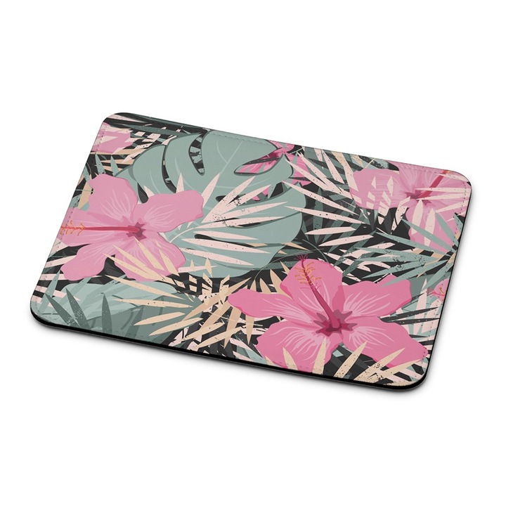 Mouse pad premium, Mobiltokguru, Floral