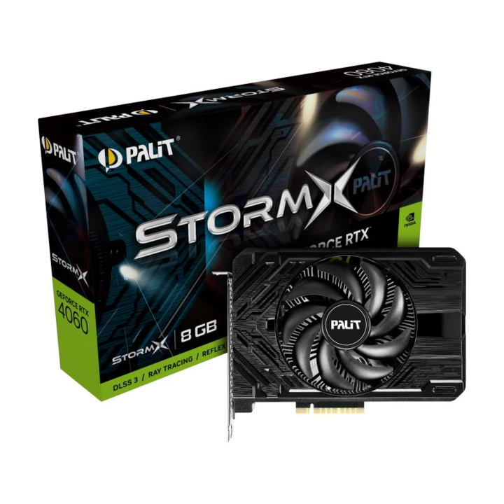 Palit GeForce RTX 4060 8GB StormX videokártya (NE64060019P1-1070F) (NE64060019P1-1070F)