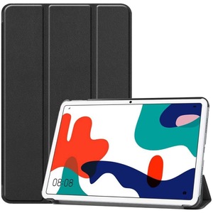 Husa Slim Sigloo, Smart Cover, Trifold, pentru tableta Huawei MatePad 10.4, diagonala 10.4 inch, model Simple Black