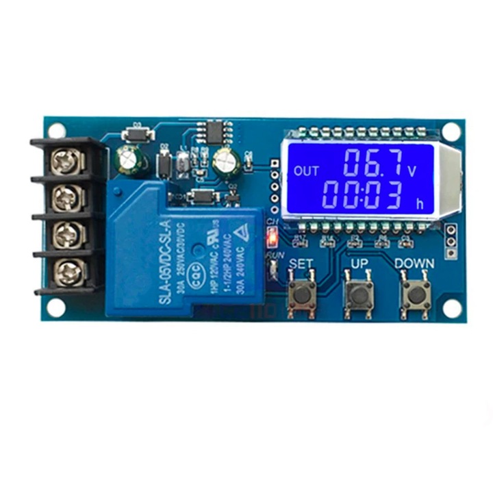 Regulator de incarcare a bateriei, Elektroweb, 6-60V XY-L30A, LCD, 30A, Multicolor