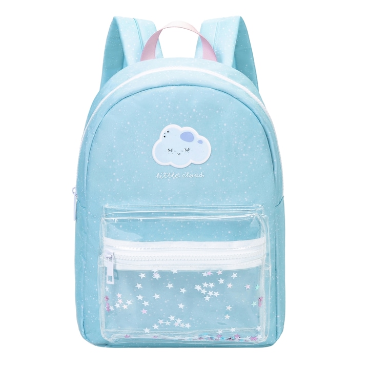 Hátizsák gyerekeknek, Hello World, Egy kis felhő, 32,5 x 22 x 11 cm