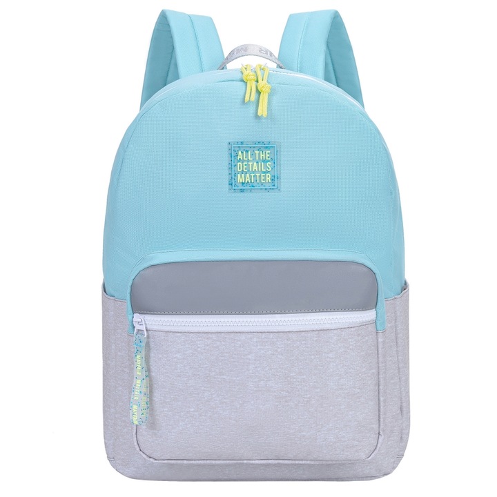 Rucsac de scoala, Mayfair, Day Dreamer, 40 x 30 x 17 cm, Albastru