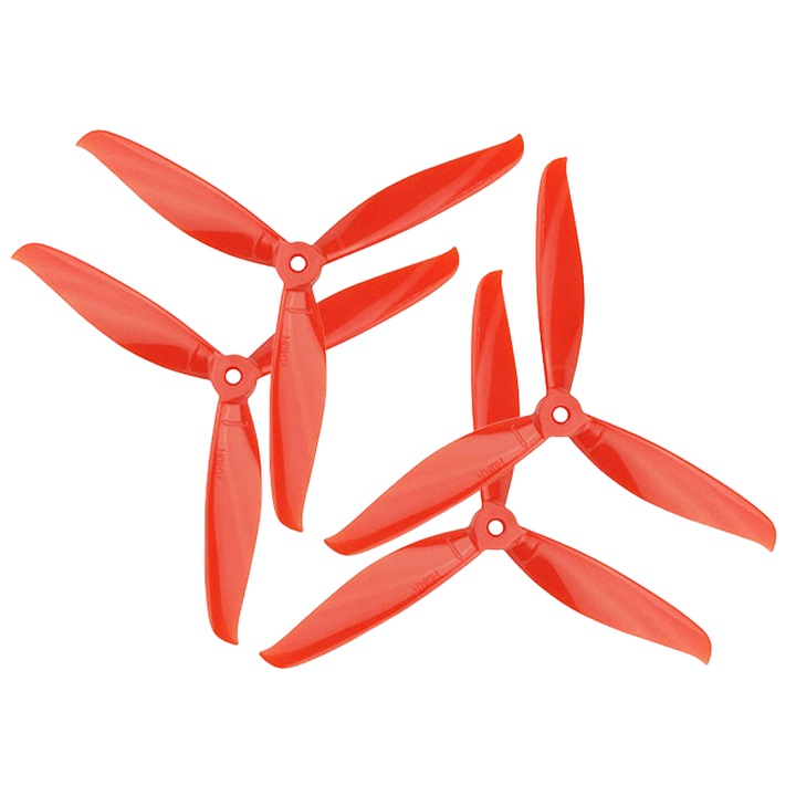 Elice 7 Inch 7040 cu 3 lame, 8 CW pentru drona RC FPV Racing Quadcopter, Rosu