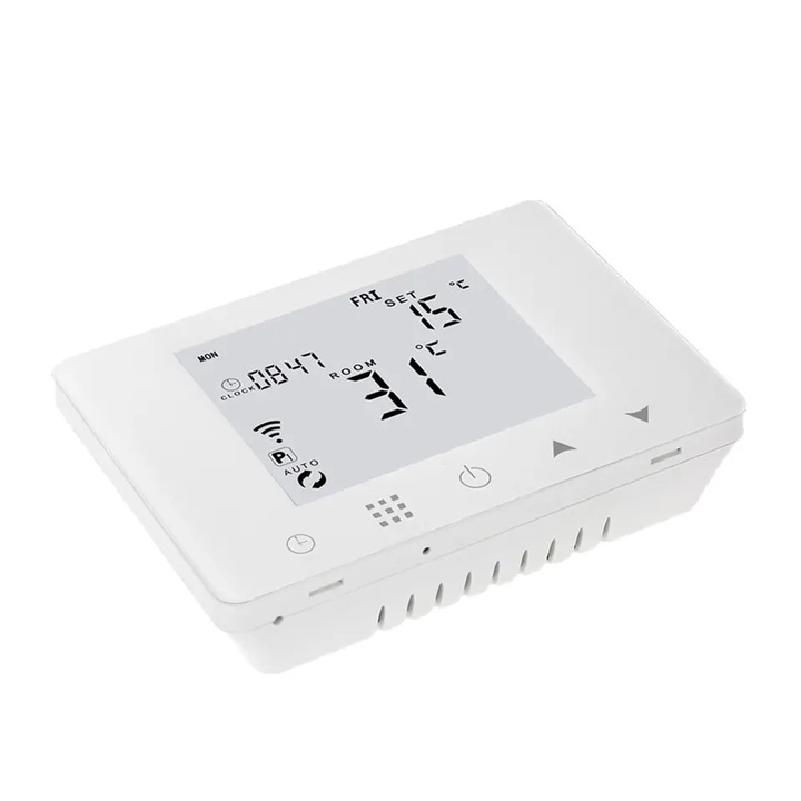 Termostat inteligent OCVITEH ® HY09 WIFI pentru centrale termice controlat prin WIFI si Internet compatibil Alexa si Google Home