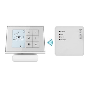 Termostat inteligent OCVITEH ® OVT-10 RF+WIFI pentru centrale termice controlat prin WIFI si Internet compatibil Alexa si Google Home