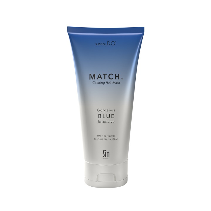 Masca coloranta tratament cu Keraguard Gorgeous Blue Intensive, 200ml, SensiDo Match