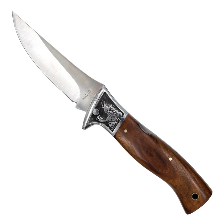 Briceag Tiger, Otel Inoxidabil 440B, 23 cm, Maner Lemn, Blades®