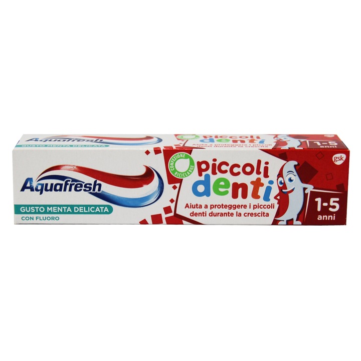Паста за зъби Aquafresh Деца 1 - 5 години, 50 мл