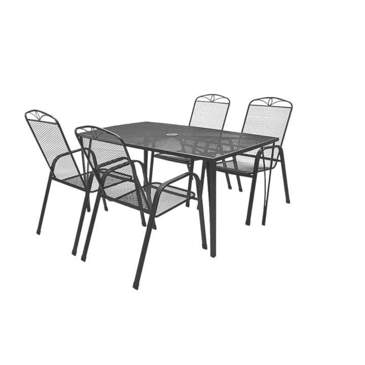 Set mobilier de gradina 5 piese, Hecht Navasa Set 4