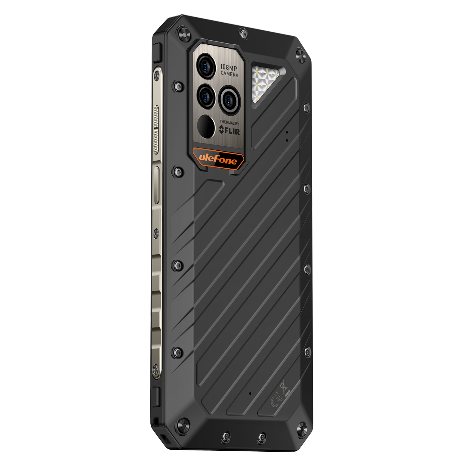 Telefon mobil Ulefone Power Armor 18T Ultra Negru, 5G, 108MP, Camera termica, IPS 6.58", 24GB RAM (12GB+ 12GB extensibili), 512 GB ROM, Android 13, Dimensity7050, Dual SIM