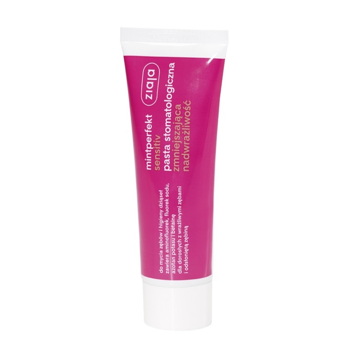 Паста за зъби, Ziaja, Намалява свръхчувствителността, 75 мл