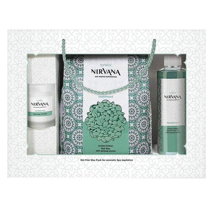 Комплект от 3 продукта за обезкосмяване, ItalWax, Green