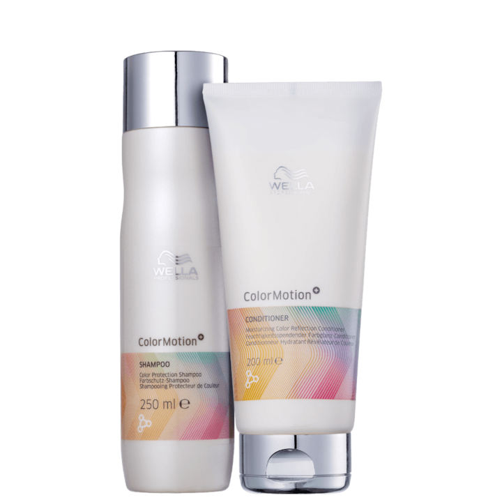 Szett festett hajra Wella Professionals ColorMotion, sampon 250 ml, balzsam 200 ml
