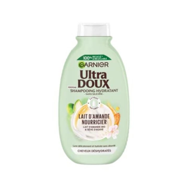 Sampon nutritiv pentru par, Garnier Ultra Doux, Cu lapte de Migdale, 250ml