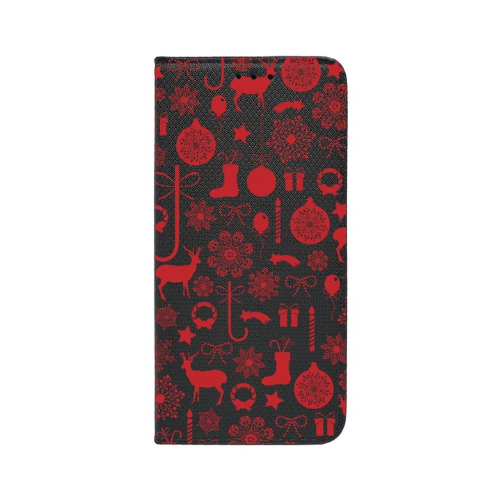 Husa BestCase® Tip Carte, Flip Cover, Compatibila Cu Realme 11 4G, Christmas Pattern, Inchidere Magnetica, Buzunar Card, FLB 7