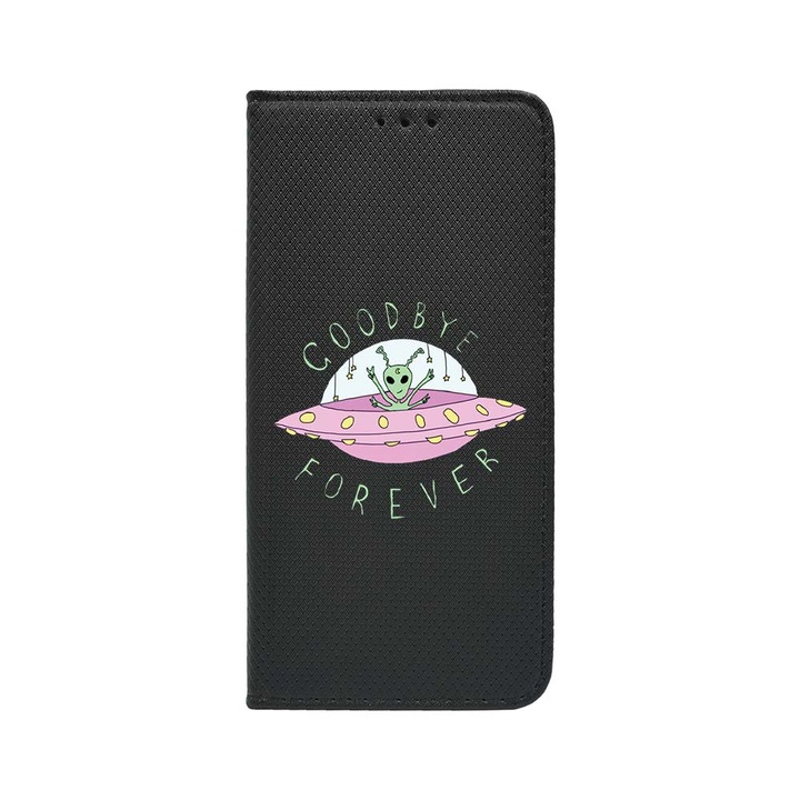 Husa BestCase® Tip Carte, Magnet Book Case, Compatibila Cu Xiaomi Redmi Note 12 Pro Plus, Universe, Good Bye, Inchidere Magnetica, Buzunar Card, FLB 474